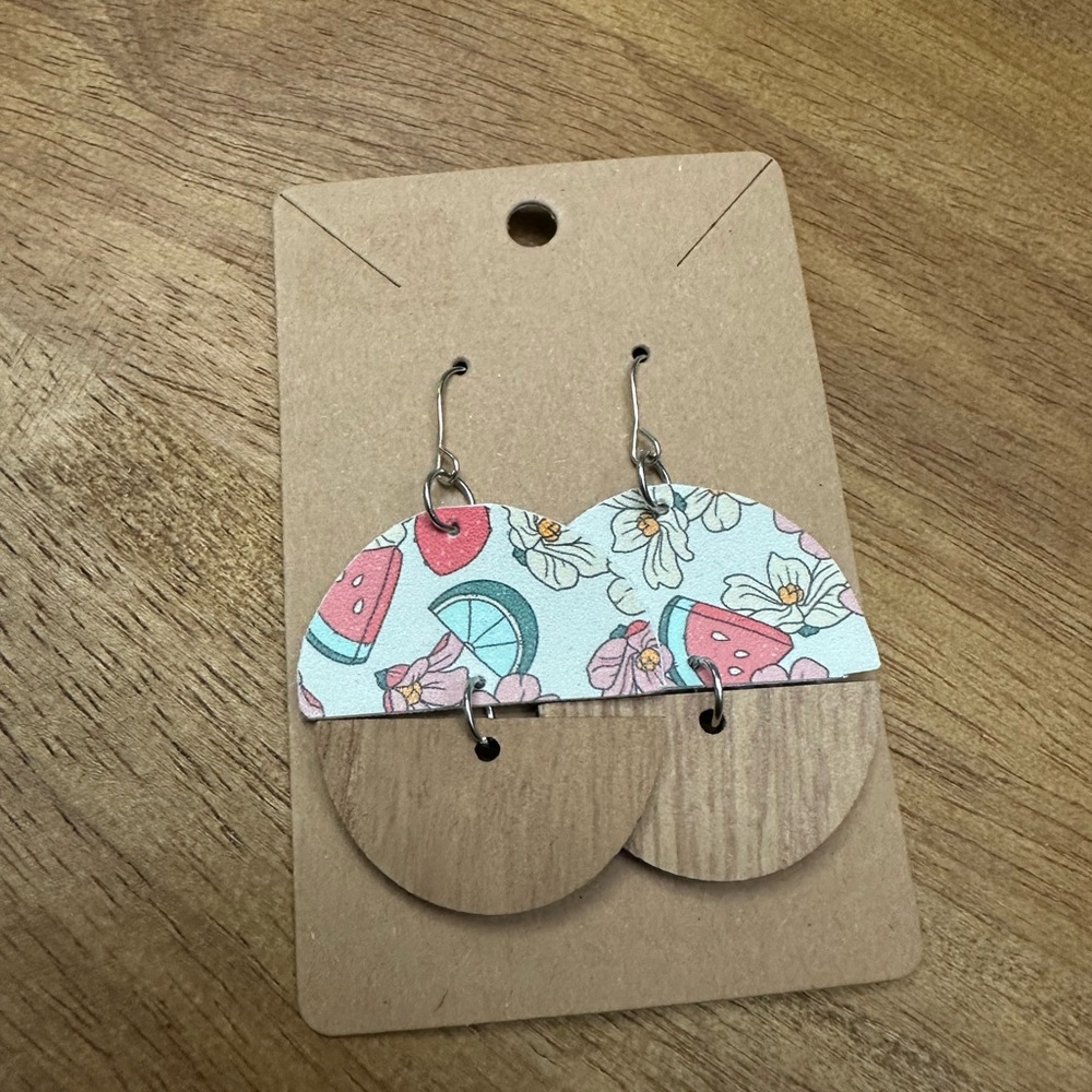 5/‎ $10 Floral and Watermelon  Earrings
